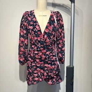 Brand new never been worn poly chiffon floral dress